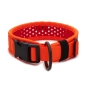 Preview: SOFTY Halsband | Länge: 40-46cm | Breite: 4,3cm | Farbe: orange/rot